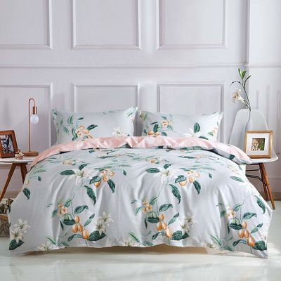 3PCS εξατομικευμένα χρώματα Luxury Duvet Cover Set 100% βαμβάκι σχεδιαστής στρώμα κρεβατιού