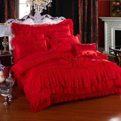 60 Count High End Δαντέλα κρεβατοκάμαρα Jacquard ύφασμα Βασίλισσα 100% βιολογικό βαμβάκι Sheet Sets
