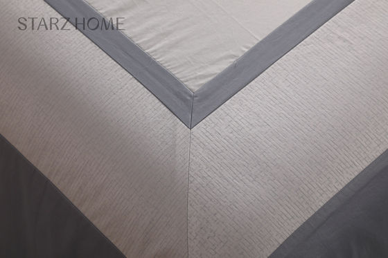 100% βαμβάκι Jacquard στρώμα κρεβατιού για μοντέρνα απλό σχεδιασμό σπιτιού Περνίδες και σεντόνια