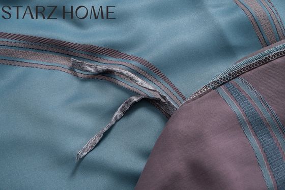 300TC Viscose Cotton Jacquard 4Pcs Συστήματα κρεβατιού για άνετη εμπειρία ύπνου
