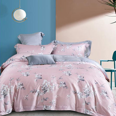 100% Tencel Luxury Silky Soft Bedding Set 300TC Τυπωμένο Υφασμάτινο Κουβέρτο Κουκέτο μαξιλάρι