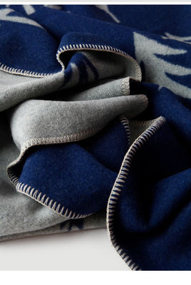 Τυπωμένη μαλλί κασμίρ πλεκτό jacquard πετάξτε κουβέρτα για το σπίτι ταξίδι καναπέ και πικνίκ
