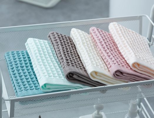 30*34cm Επαναχρησιμοποιήσιμα Waffle Weave Τουβλάκια Κουζίνας 100% Βαμβακερό Δίσκο για τις ανάγκες καθαρισμού σας