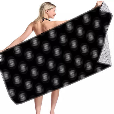 Δείγματα Quick Dry Microfiber Luxury Beach Towel με προσαρμοσμένο λογότυπο και ορθογώνιο σχήμα