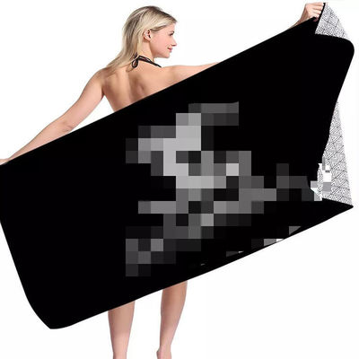 Δείγματα Quick Dry Microfiber Luxury Beach Towel με προσαρμοσμένο λογότυπο και ορθογώνιο σχήμα