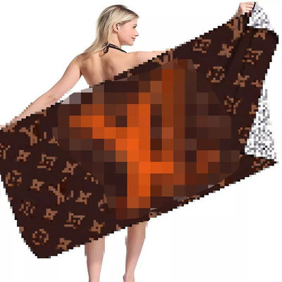 Δείγματα Quick Dry Microfiber Luxury Beach Towel με προσαρμοσμένο λογότυπο και ορθογώνιο σχήμα