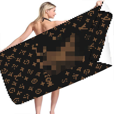 Δείγματα Quick Dry Microfiber Luxury Beach Towel με προσαρμοσμένο λογότυπο και ορθογώνιο σχήμα