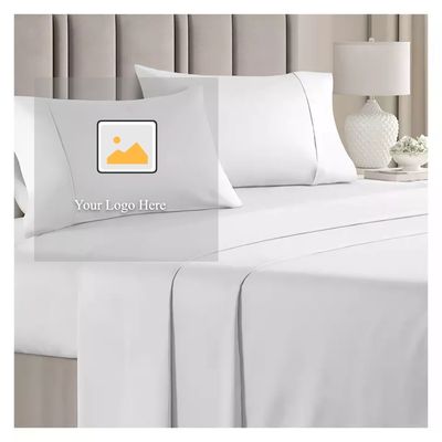 Ευρωπαικό και Αμερικανικό στυλ 400TC Luxury Embroidered Duvet Cover Set για Queen Size κρεβάτι