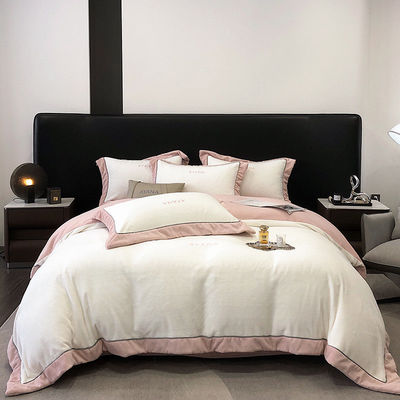 Απολαύστε την απόλυτη άνεση με King Size Decor Set Luxurious Cotton Velvet Bed Linen