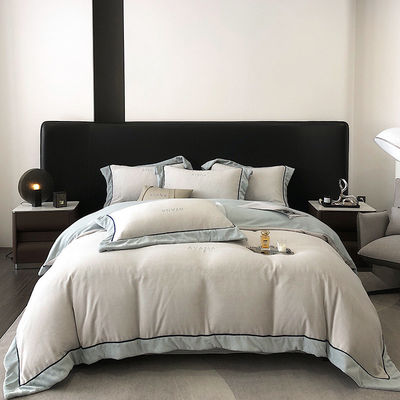 Απολαύστε την απόλυτη άνεση με King Size Decor Set Luxurious Cotton Velvet Bed Linen